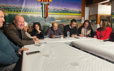 Un dels moments del debat d'aquest migdia | Mireia Sans